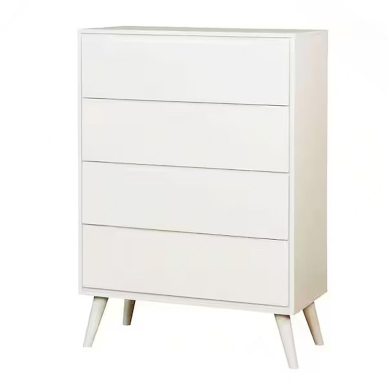 Commode moderne Mid-Century, Blanc
