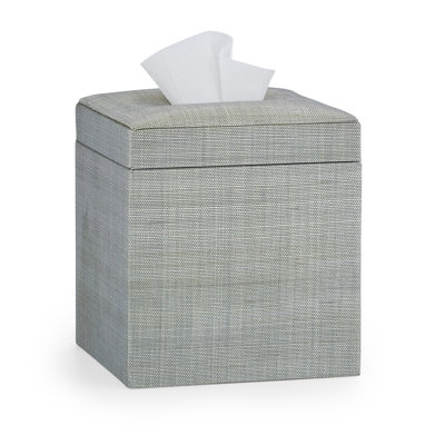Araba Silver Tissue Box Cover