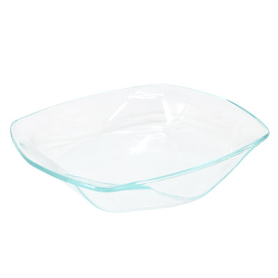 Plat de cuisson en verre trempé avec poignées intégrées 14 po x 12 po x 2,8 po Carnegie Hill
