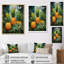 Pineapples Tropical Dots I - reproduction de cadre flottant sur toile-91229392-91229393