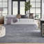 Abstract Area Rug in Blue/Ivory-2146151740