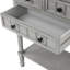 Console étroite, canapé mince avec 3 tiroirs de rangement et tablette inférieure pour les petits espaces et les décors modernes-300809350