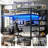 Queen Size Metal Loft Bed With Desk & Storage Stairs, Led Lights & Usb Ports, Noise-free Multifunctional Loft Bed, Black, No Box Spring Needed