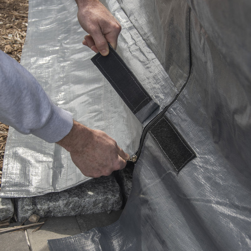 Housse d'hiver pour abris de jardin et accessoires de pavillon de jardin Sojag, H 82,7 po x l 119,3 po x P 119,3 po