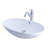 Novatto 16.25 " Ceramic Oval Bathroom Sink with Faucet and Overflow Hole-29562929