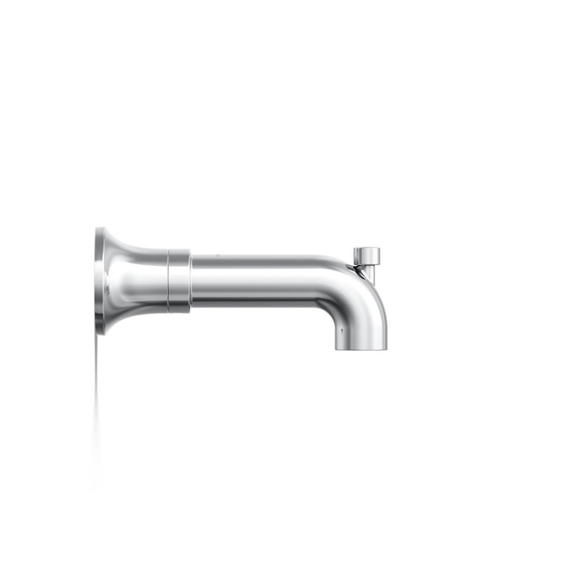 Tone Wall-Mount Diverter Bath Spout, Polished Chrome
