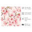 Impression florale de fleur de cerisier japonais Sakura-815034222