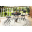 Chaise pliante en fer 1 pièce rembourrée French Country