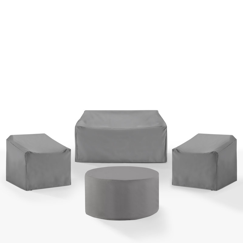 Furniture Covers Outdoor Conversation Set Cover, Gray