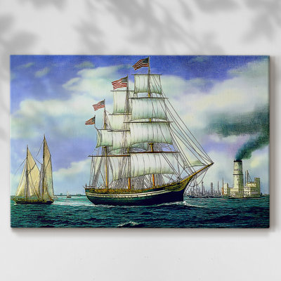 Nautical Series-XLIII - Cavas enveloppés de galerie