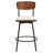 Putney Swivel Upholstered Counter Stool with Iron Frame-1190474176