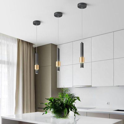 LED Modern Kitchen Island Light Fixture Dimmable Mini Pendant Light Bedroom Bedside Table Small Pendant Lighting