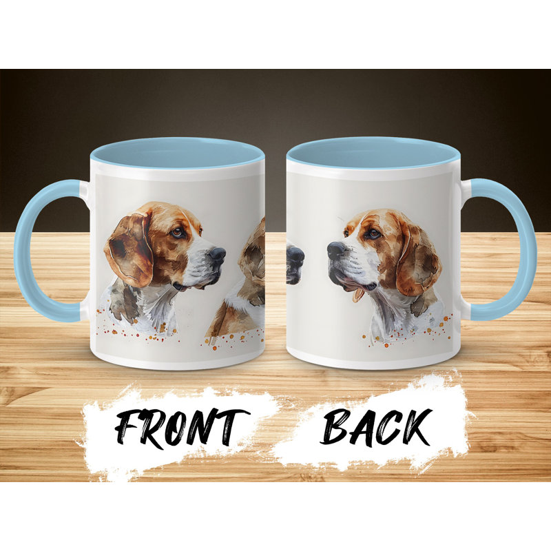 Ceramic Coffee Mug, Light Blue