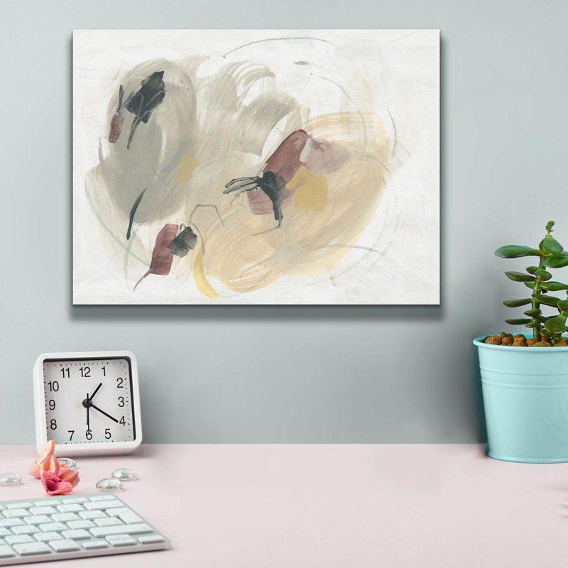 «Earthen Sketch 2» par June Erica Vess, art mural sur toile, 16 po x 12 po