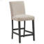 Ensemble de 2 chaises de comptoir rembourrées Murtry Boucle-340150066