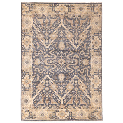 Modern Oushak Navy Rug 9'10" x 14'2"