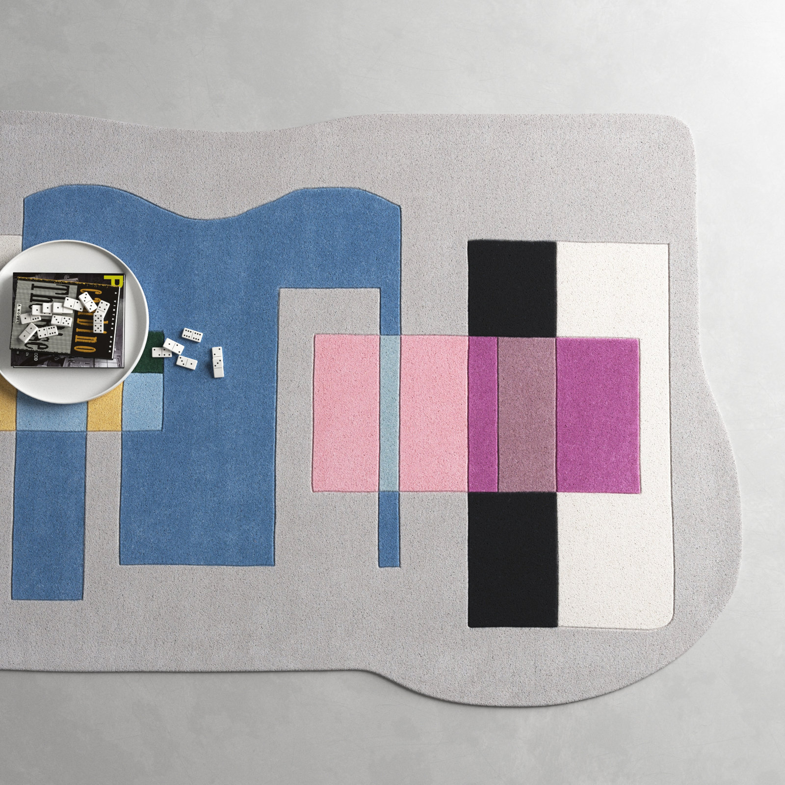 Darick Hand-Woven Abstract Rug, Rectangle 5' x 8'