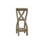 Table d'appoint, côté, bout, support à plante, carré, salon, chambre à coucher, stratifié brun, contemporain, moderne-636496594