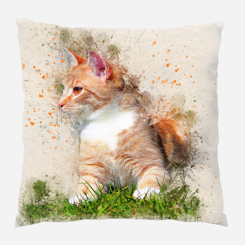 Coussin pour chat Dubbo, Microsuède, Intérieur