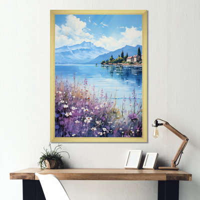 Lake Annecys In France sur impression sur toile