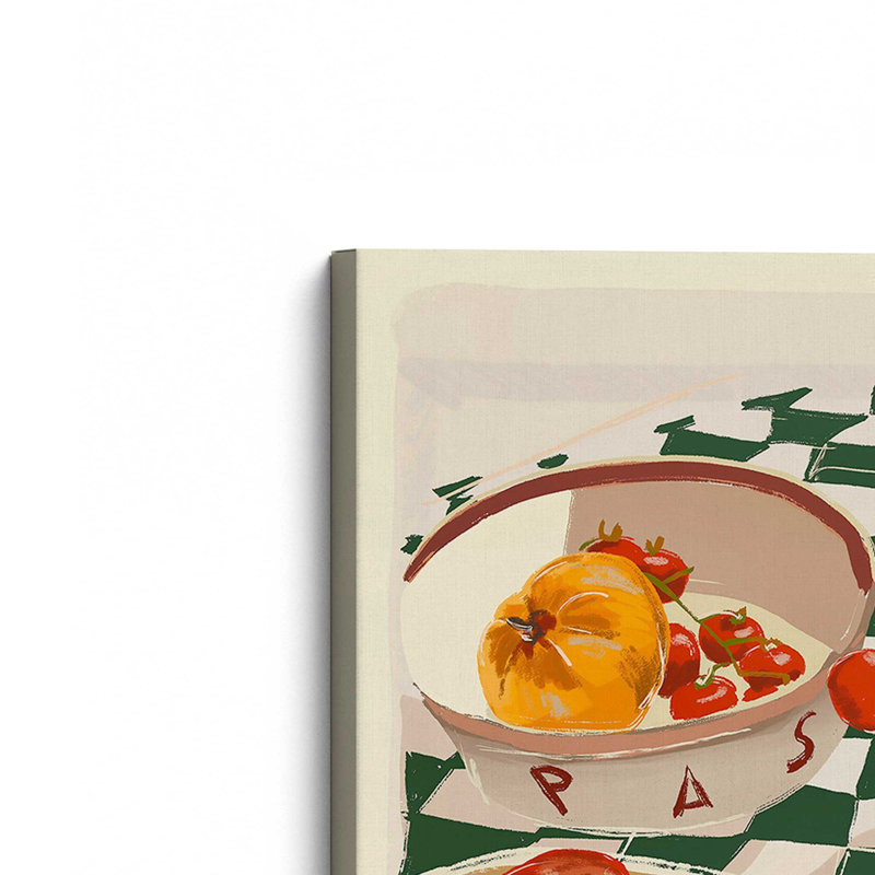«Buon Appetito» par ThingDesign Print, L 24 po x H 32 po, Toile tendue, Does Not Apply