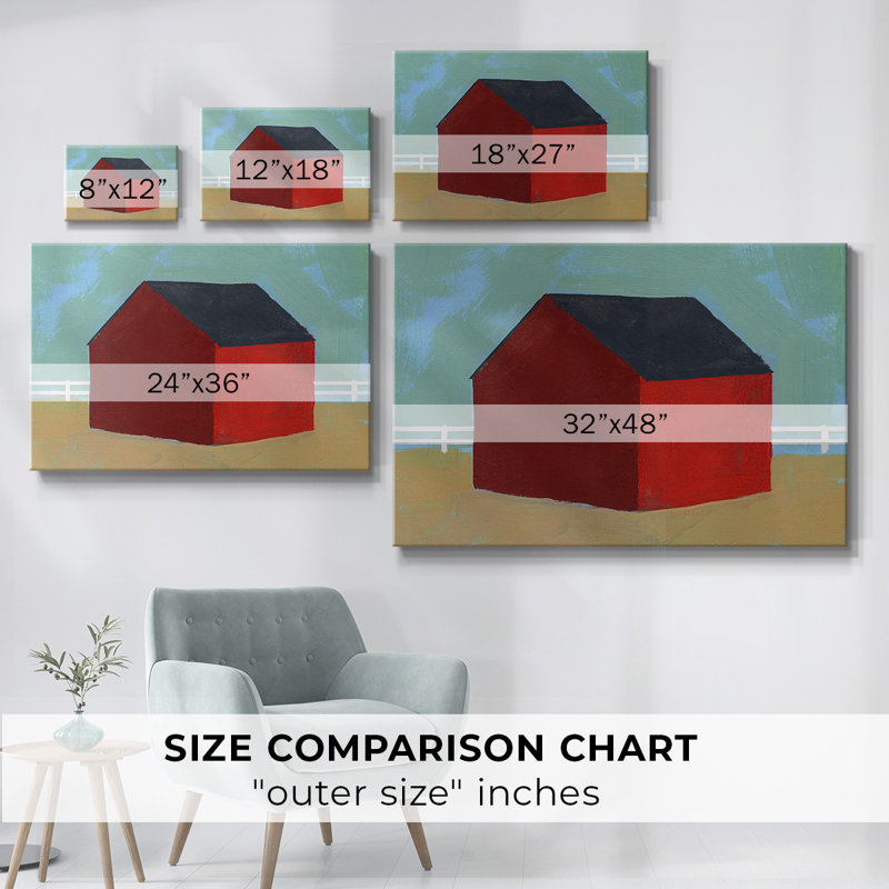 Big Red One IV-Gallery Wrapped Canvas, 12" H x 18" W