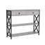 Deford 100cm Console Table: Stylish Storage with Drawers & Durable Steel Frame