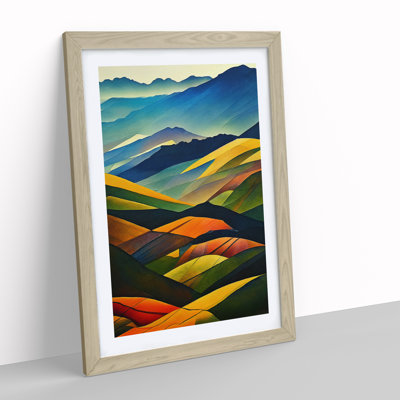 XV1022-5148X Watercolour Meadow Landscape No.5 - Print