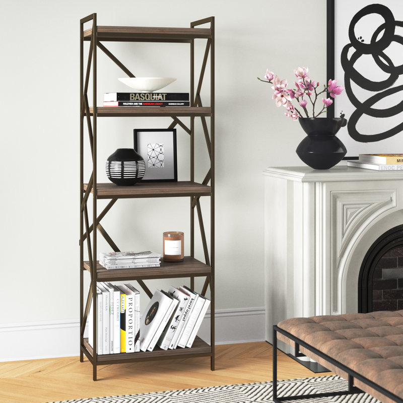 Derwood Etagere Bookcase, (5 Shelves) 72" H x 25" W x 16" D