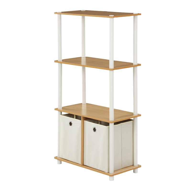 110.5 cm H x 59.9 cm W Etagere Bookcase, Steam Beech