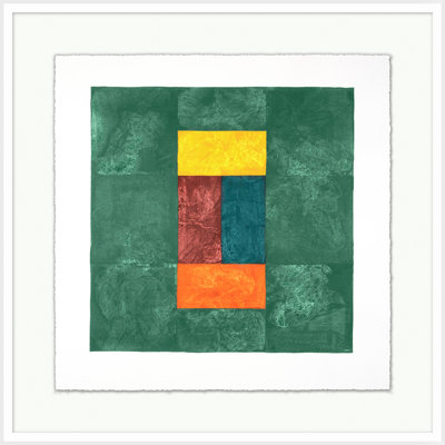 Été dans la ville 5 - Peinture encadrée