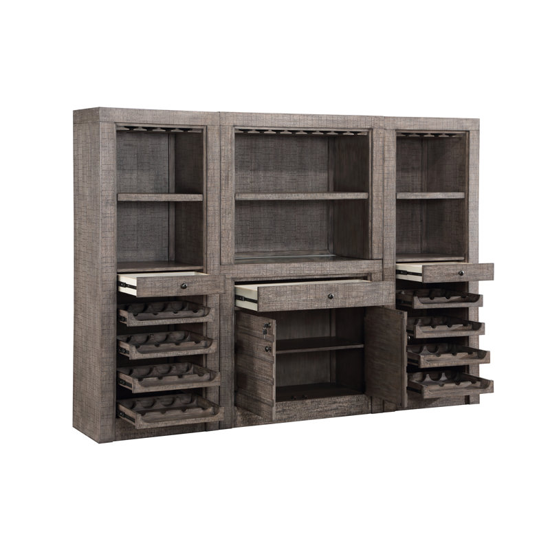 Lincoln Solid Wood 4-Piece 96" Dining Hutch