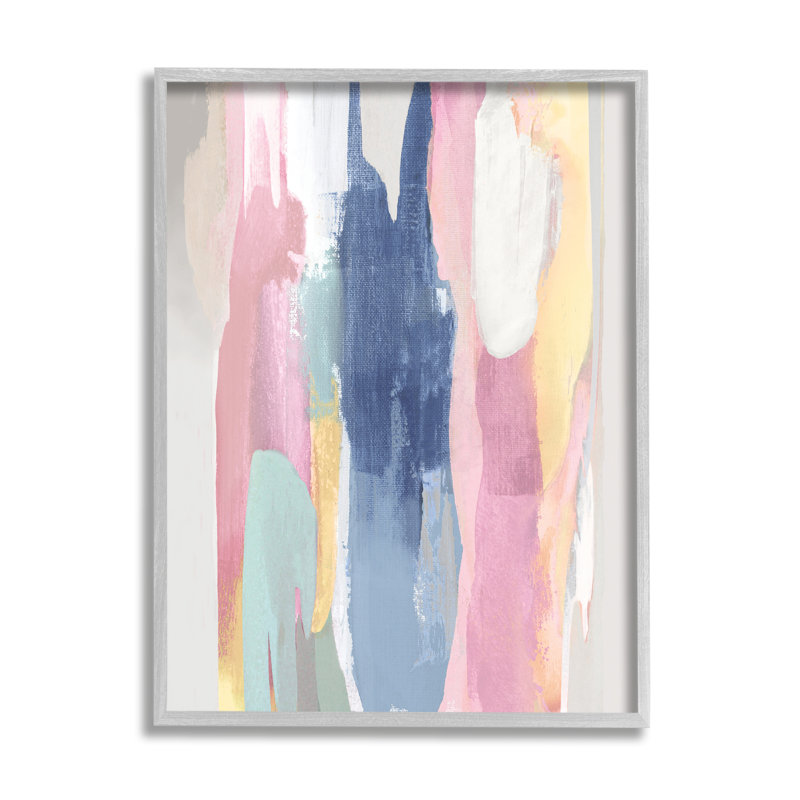 Pastel Tones - Peinture sur toile, H 30 po x l 24 po x 1,5 po, Estampe numérique Farmhouse