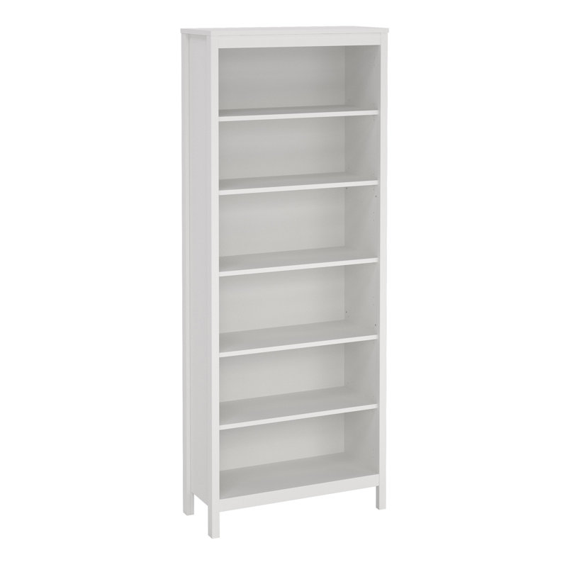 Artic 199cm H x 78.5cm W Standard Bookcase, White