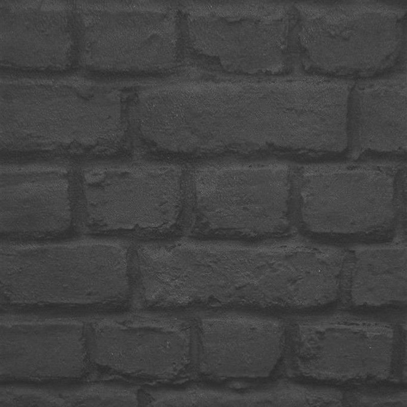 Ensminger 10m x 53cm Embossed Matte Wallpaper Roll, Dark Grey