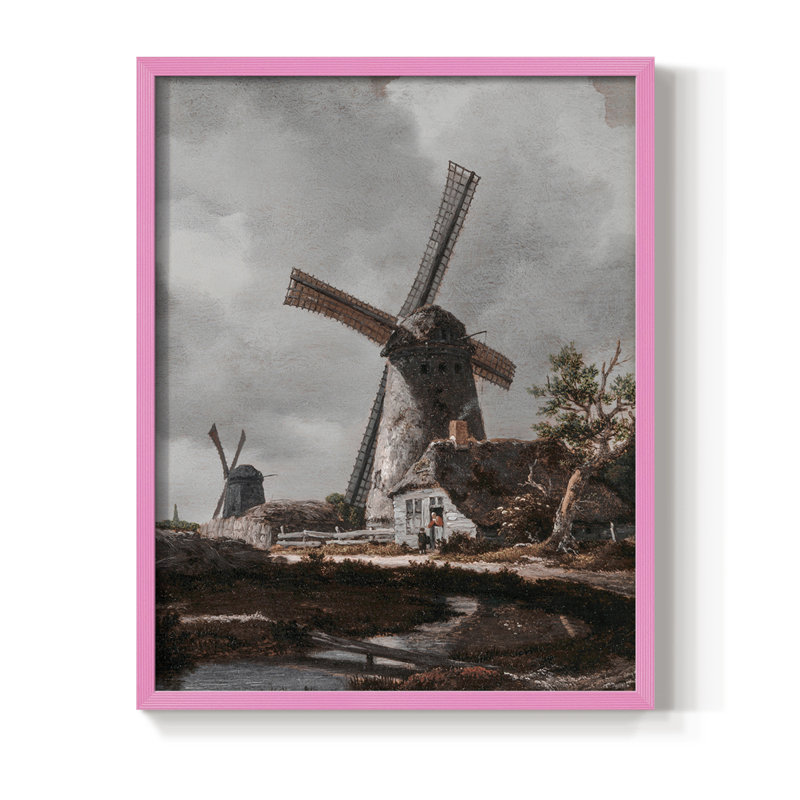 "Vintage Landscape CCxxiii", H 21 po x l 17 po, Rose