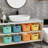 8 Pack Storage Bins with Lids