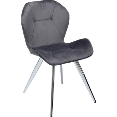 Viva Chair Grey Chrome