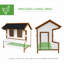 Poulailler en bois de 47 po Pawhut