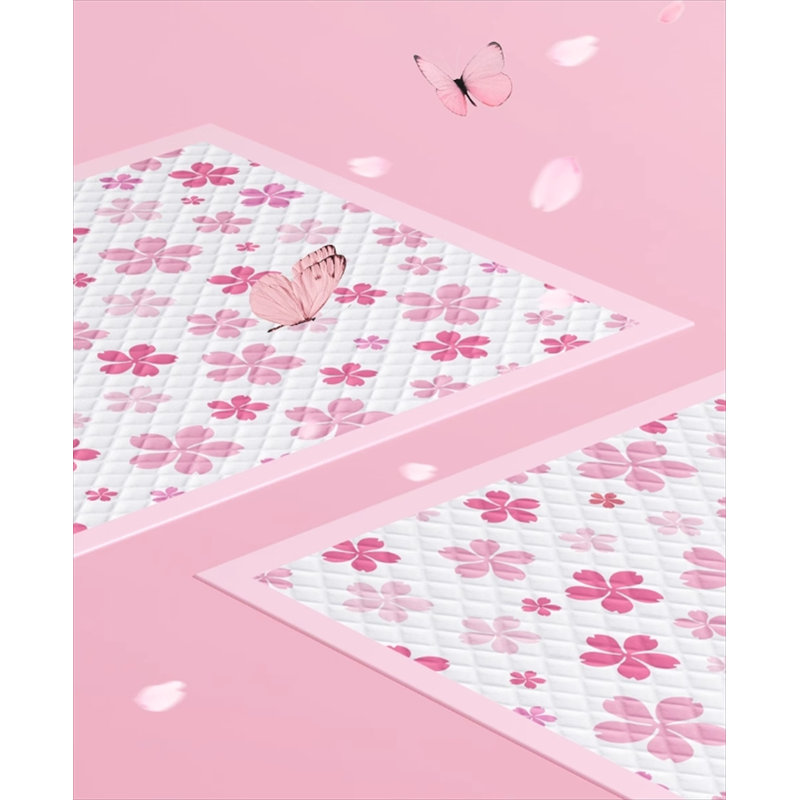 Lit floral pour animaux en polyester