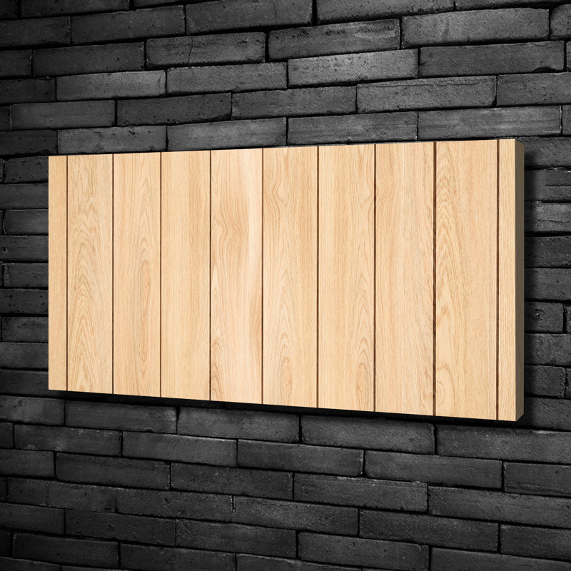 Wooden Background 1 Piece Wall Art on Canvas