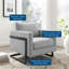 Fauteuil d'appoint en tissu Posse-663266817-580356340