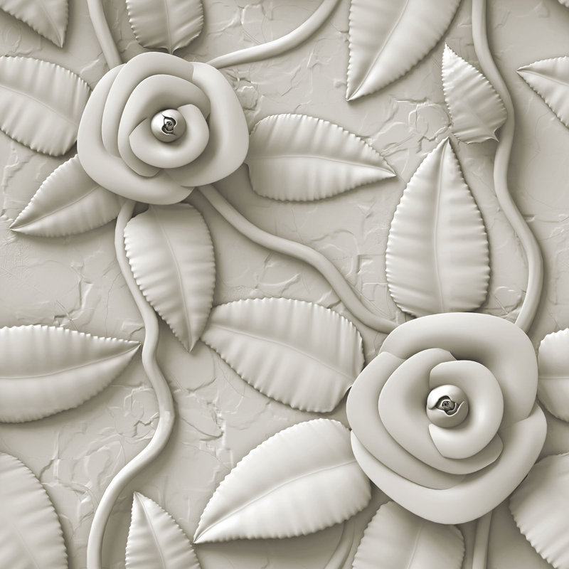 Iļja Peel & Stick Floral Tile, 126" L x 24" W