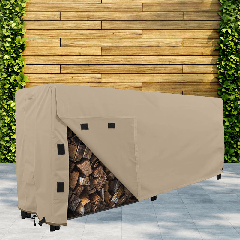 Housse pour support à bûches Goodman, H 42 po x l 96 po x P 24 po, Beige