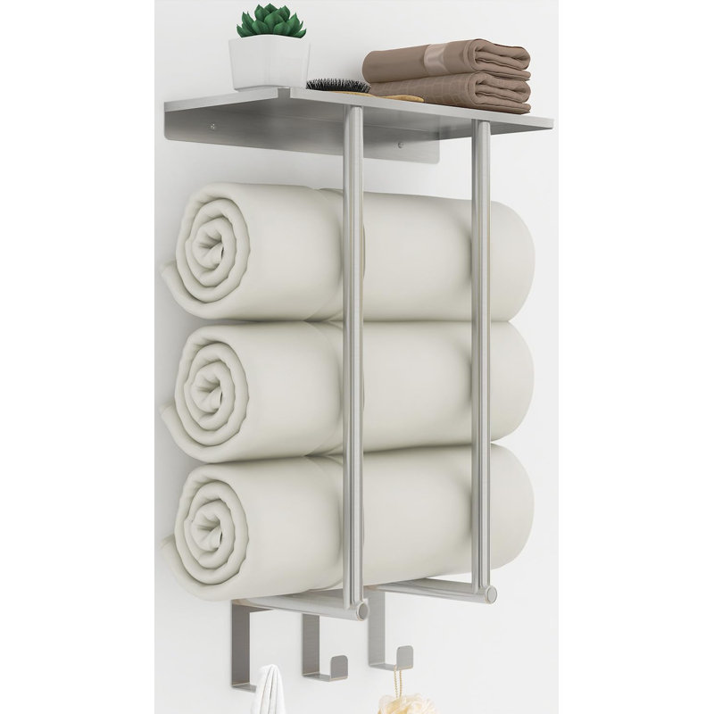 Wall Towel Rack, Gray