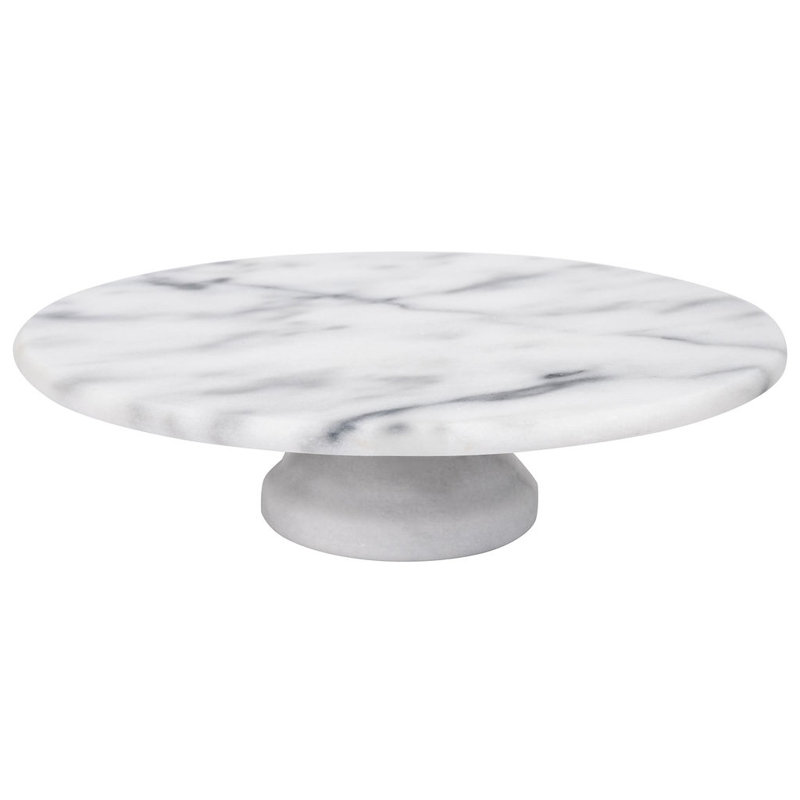 Plateau tournant Marbe, Blanc mat