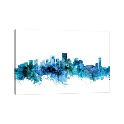 New, Orleans Louisiana Skyline by Michael Tompsett - Wrapped Canvas Gallery-Wrapped Canvas Giclée