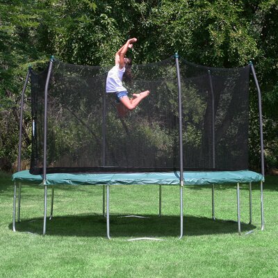 15' Round Backyard Trampoline with Safety Enclosure -  Skywalker Trampolines, SWTC1511