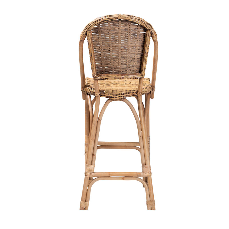 Charvey 28" Rattan Bar Stool