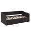 Lit de jour simple en bois avec lit gigogne et deux tiroirs de rangement, lit de jour extensible-266937158